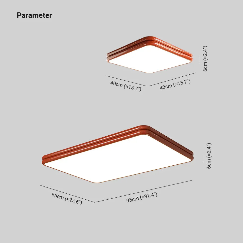 Rectangular Acrylic Minimalist Ceiling Light