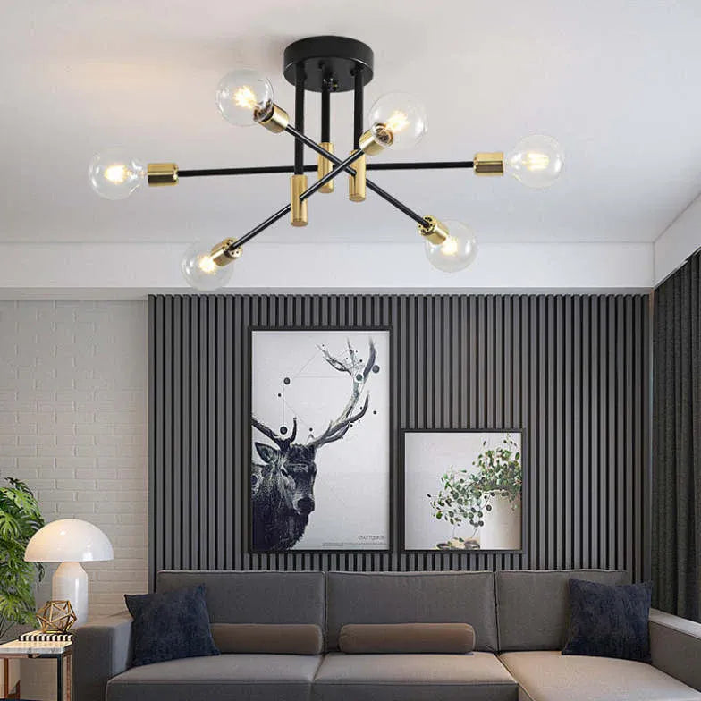 Spherical for Living Room Flush Ceiling Lights