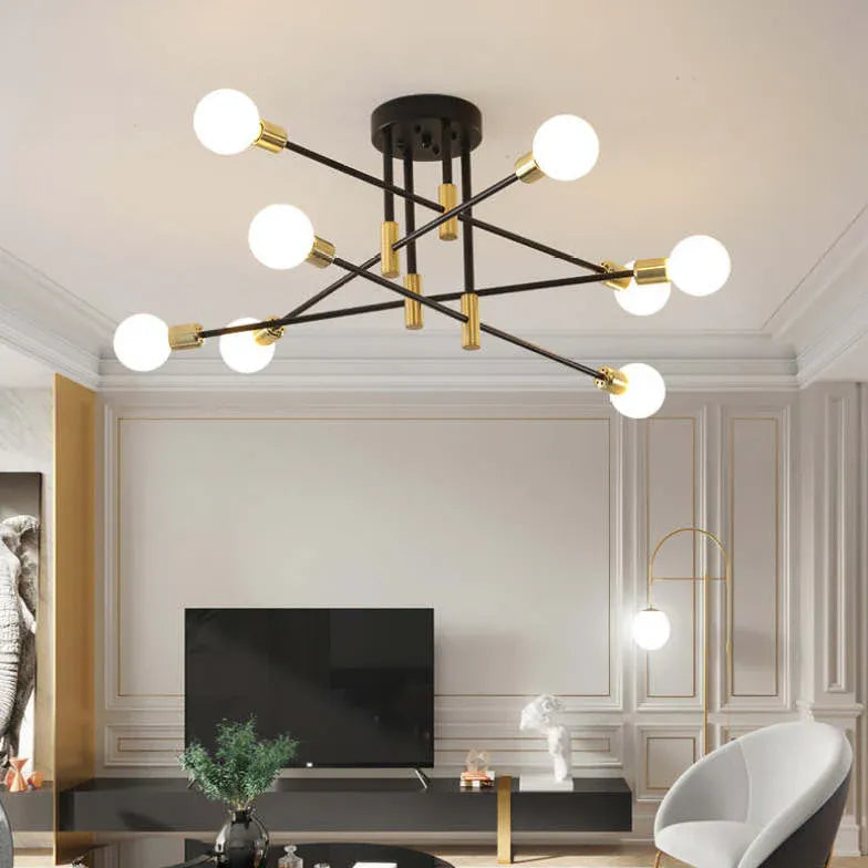 Spherical for Living Room Flush Ceiling Lights