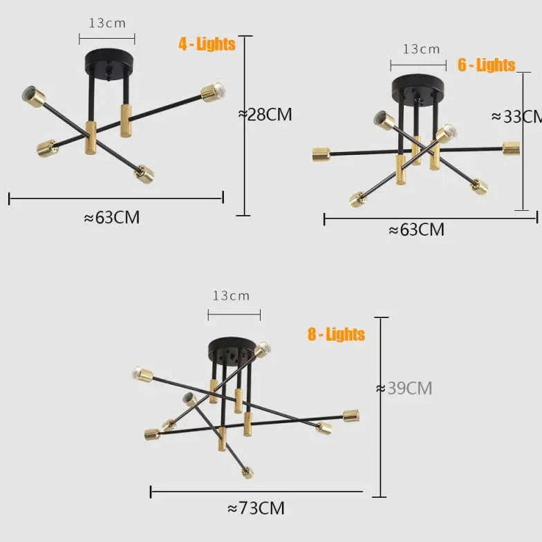 Spherical for Living Room Flush Ceiling Lights