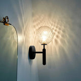 Opalescent Glass Globe Modern Wall Lights