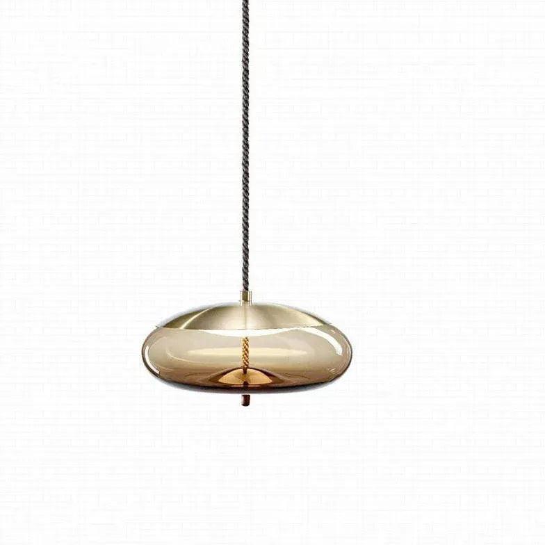Smoked Glass Pendant Lights for Modern Dining Room