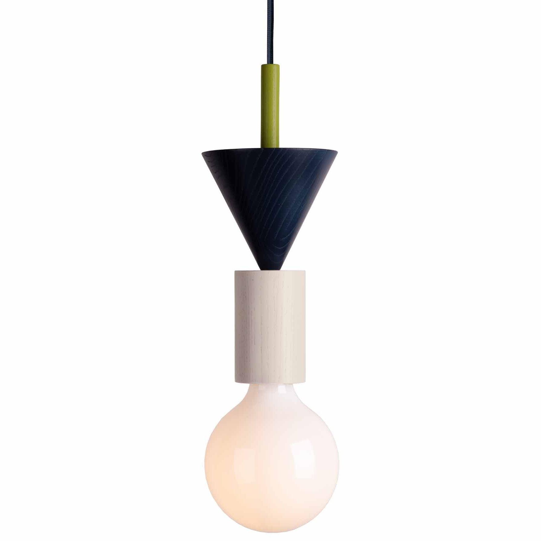 Modern Wood Pendant Light for Kids Room