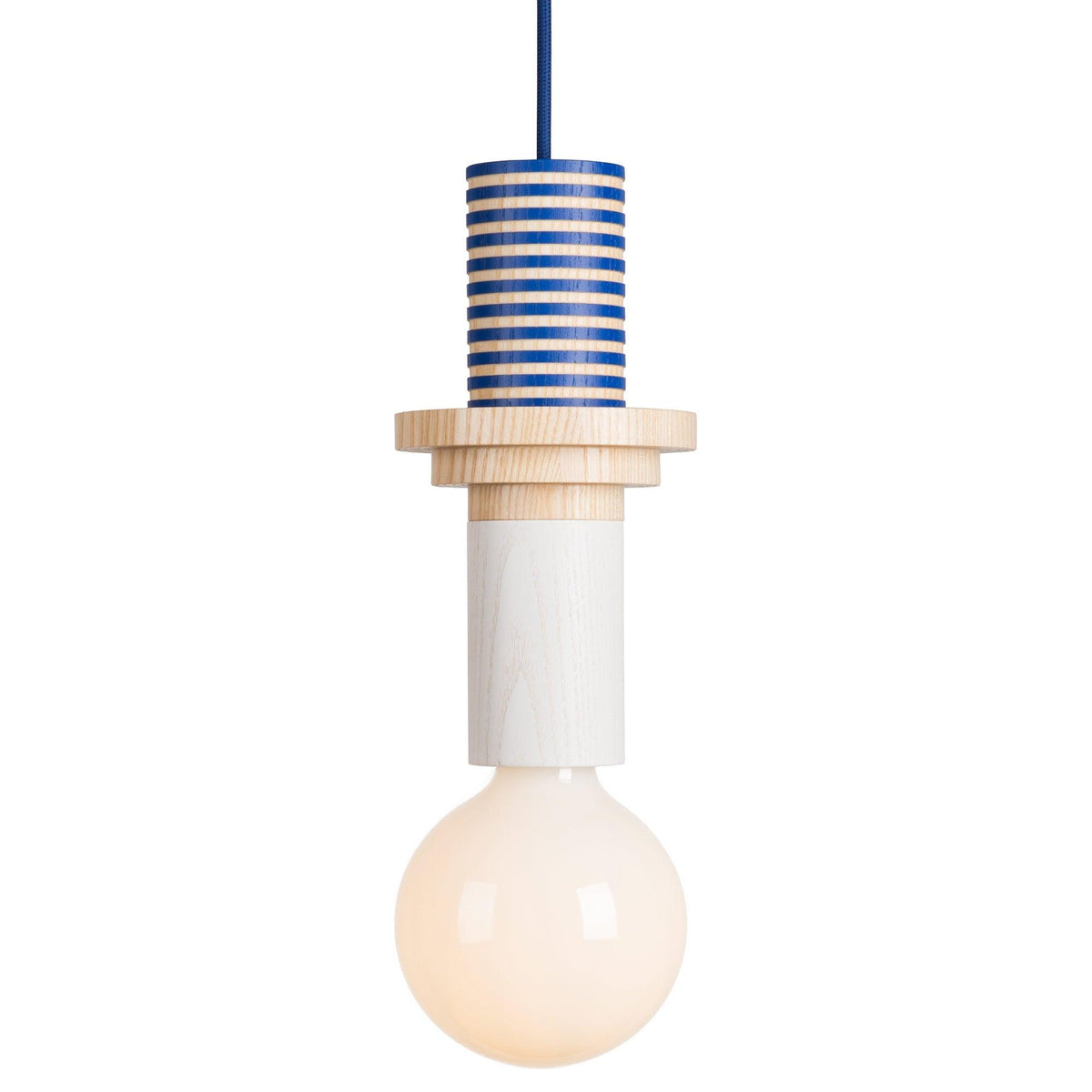Modern Wood Pendant Light for Kids Room