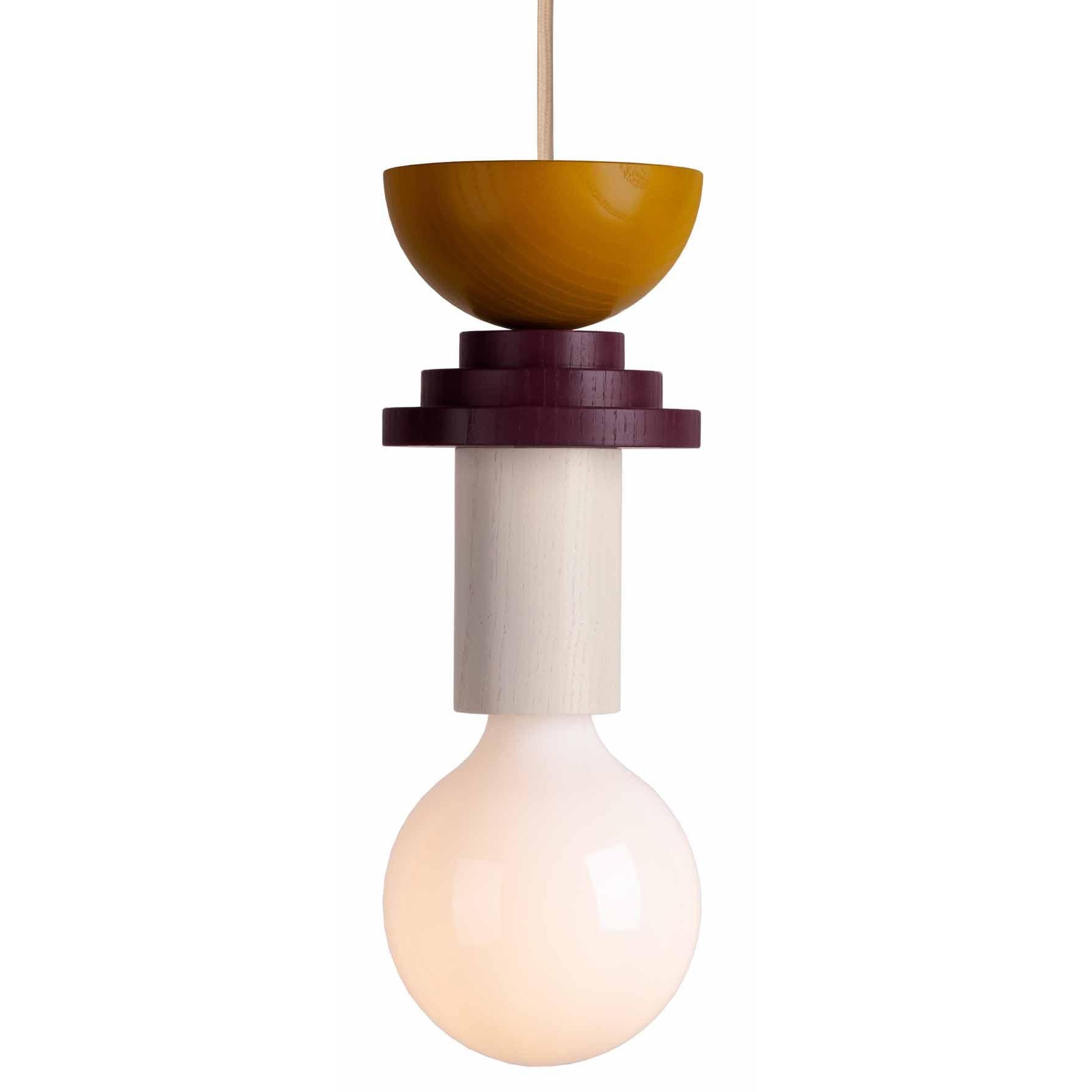 Modern Wood Pendant Light for Kids Room