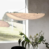 Silk Oval Minimalist Modern Pendant Light