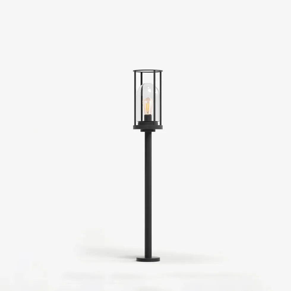 Solar Bollard Post Light with Tungsten Filamen