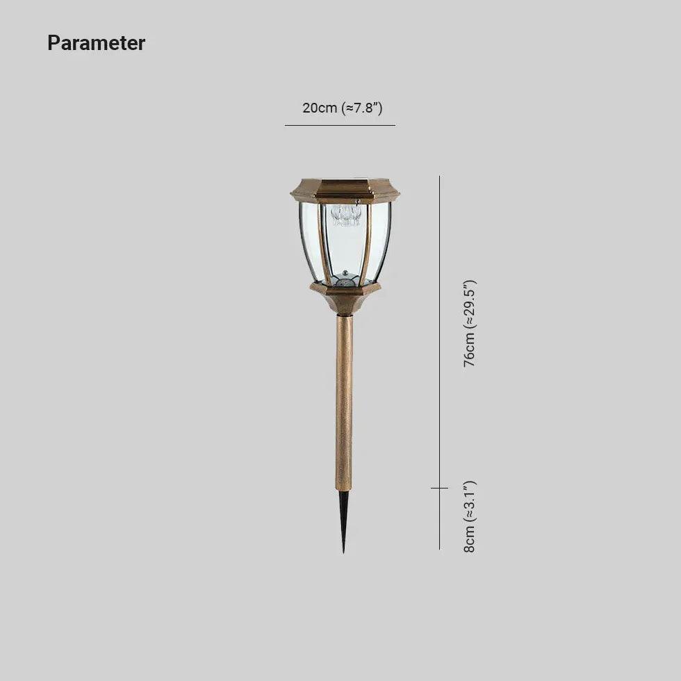 Modern Outdoor Solar LED Pillar Lights