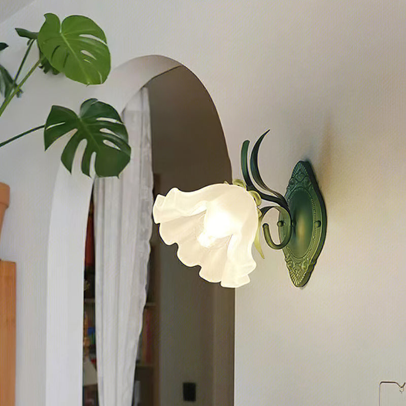 Vintage Lily of the Valley Wall Lamp