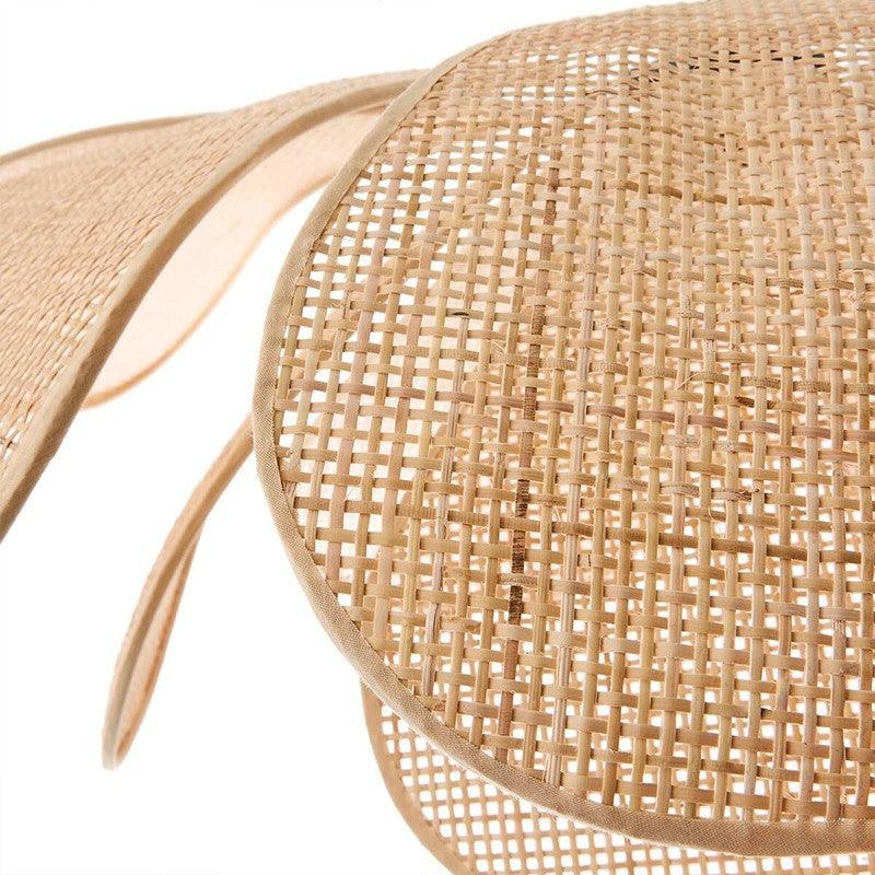 Handmade Rattan Ceiling Light With Petal Design