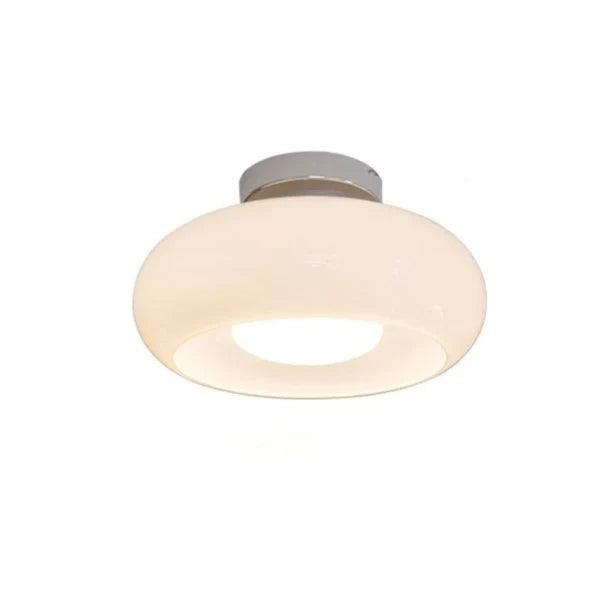 Vintage Persimmon Glass Pendant Light for Corridor