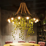 Industrial Tree Leaves Kitchen Vintage Pendant Light