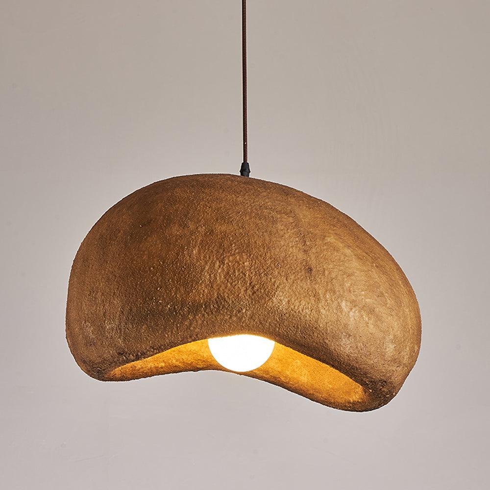 Wabi Sabi Cloud Hanging Pendant Light Over Dining Table
