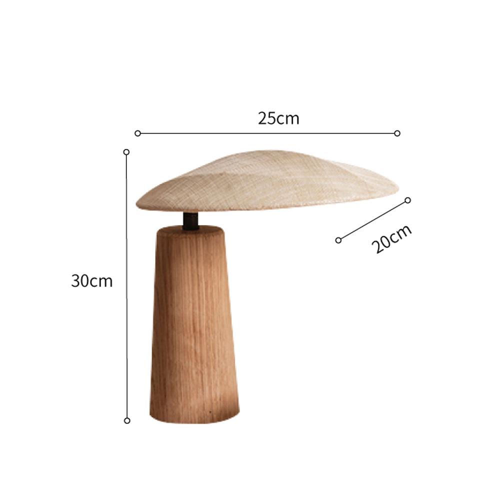 Wabi Sabi Wood for Bed Table Lamps