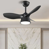 Streamlined Minimalist Ceiling Fan with Light