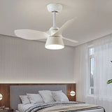 Three-Blade Minimalist Ceiling Fan with Light