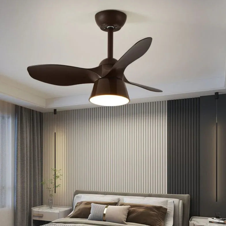 Three-Blade Minimalist Ceiling Fan with Light