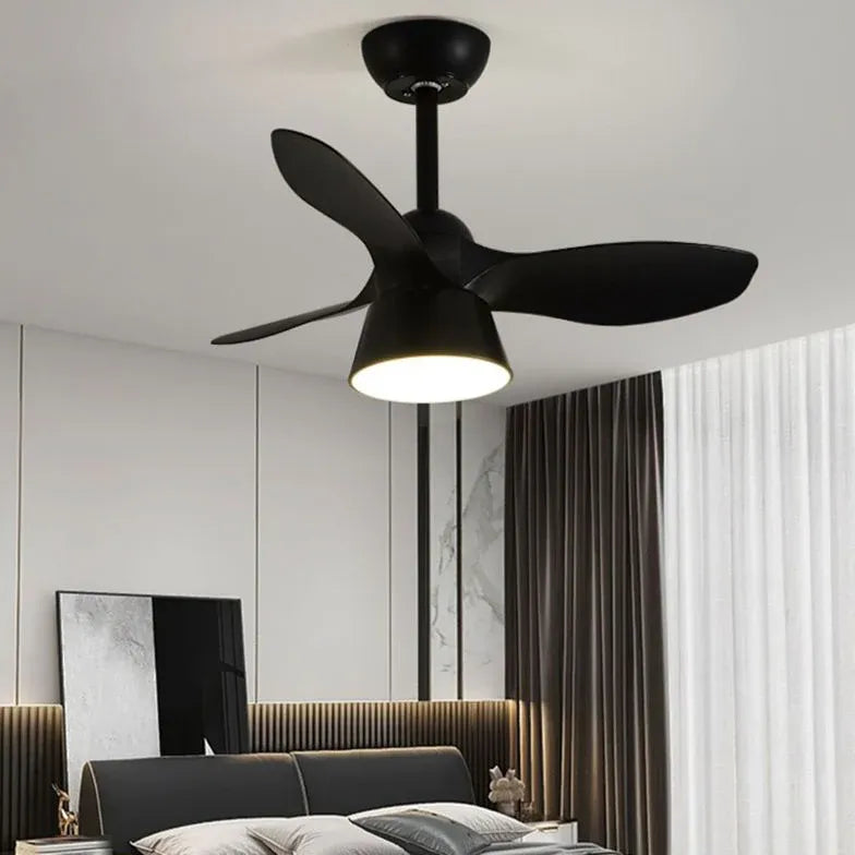 Three-Blade Minimalist Ceiling Fan with Light