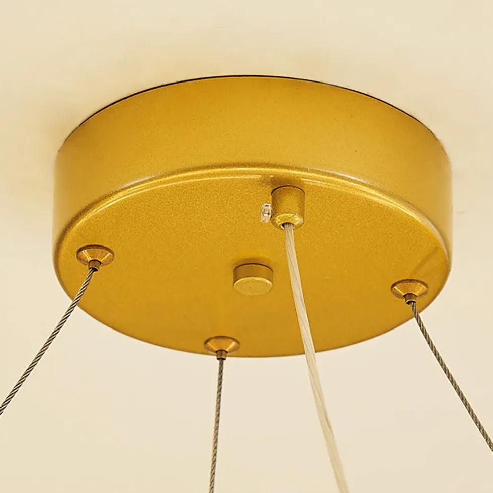 Luxurious Crystal Glass Dome Pendant Light