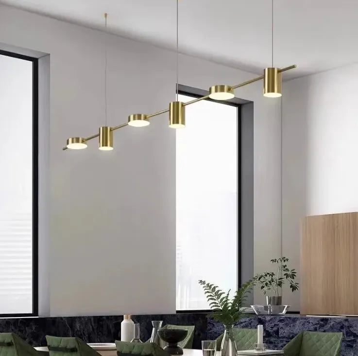 Multi-Head Linear  for Dining Room Modern Pendant Light