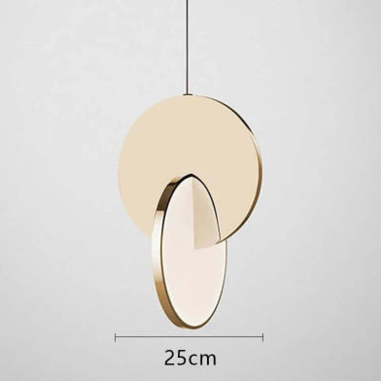 Round Geometric Modern Pendant Light