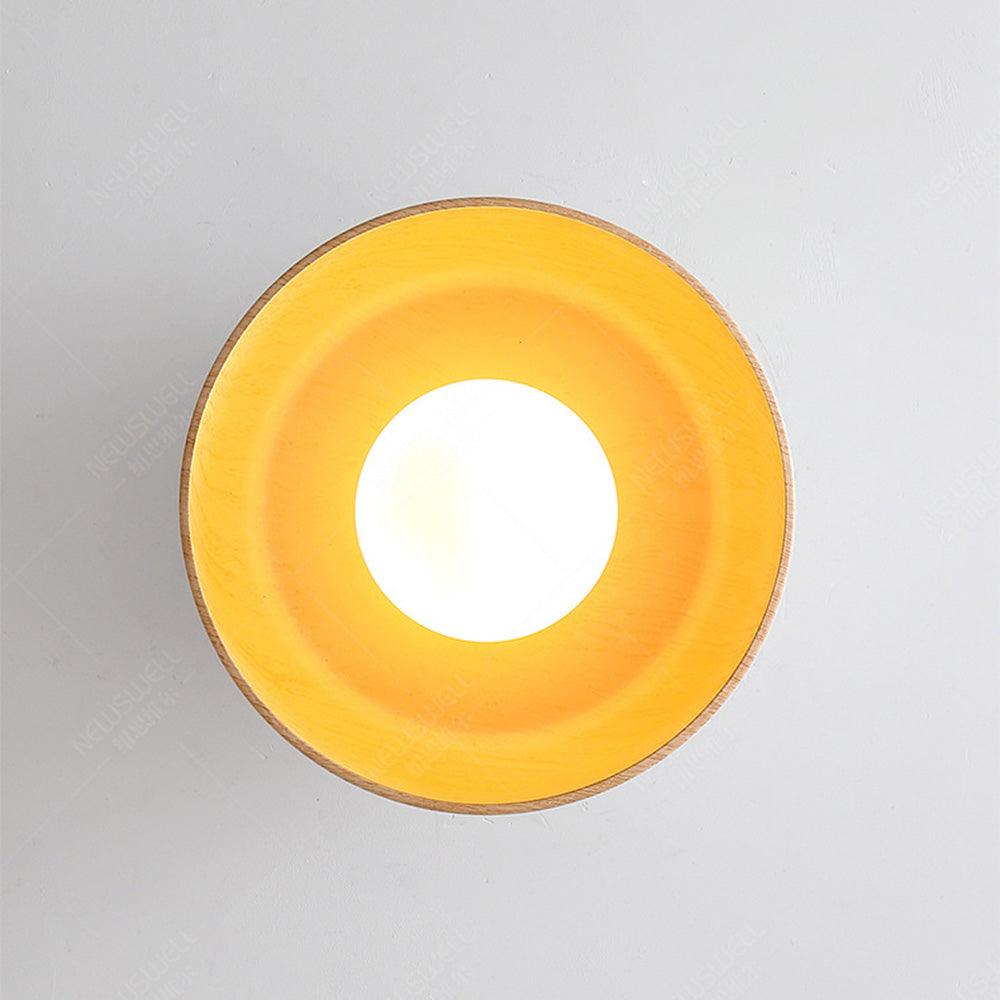 Wabi Sabi Woodgrain Metal Entryway Ceiling Light