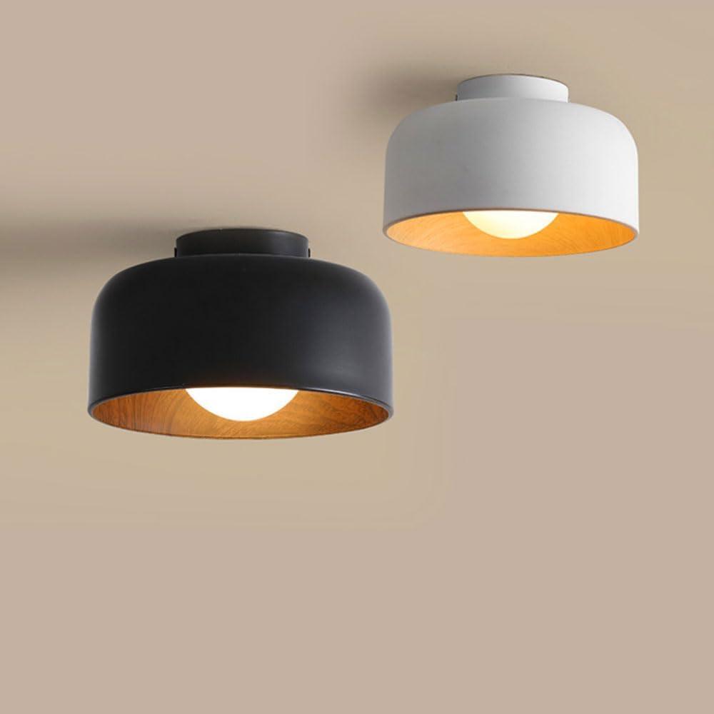 Wabi Sabi Woodgrain Metal Entryway Ceiling Light