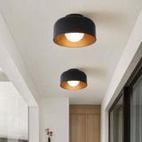 Wabi Sabi Woodgrain Metal Entryway Ceiling Light