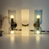 Brass and Glass Up and Down Wall Lighting
