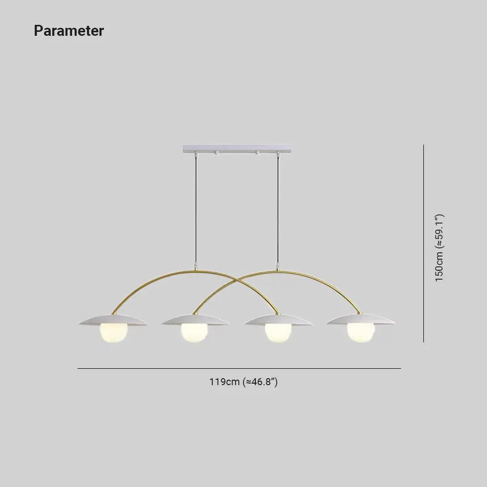 Creative Cream LED Multi Light Pendant