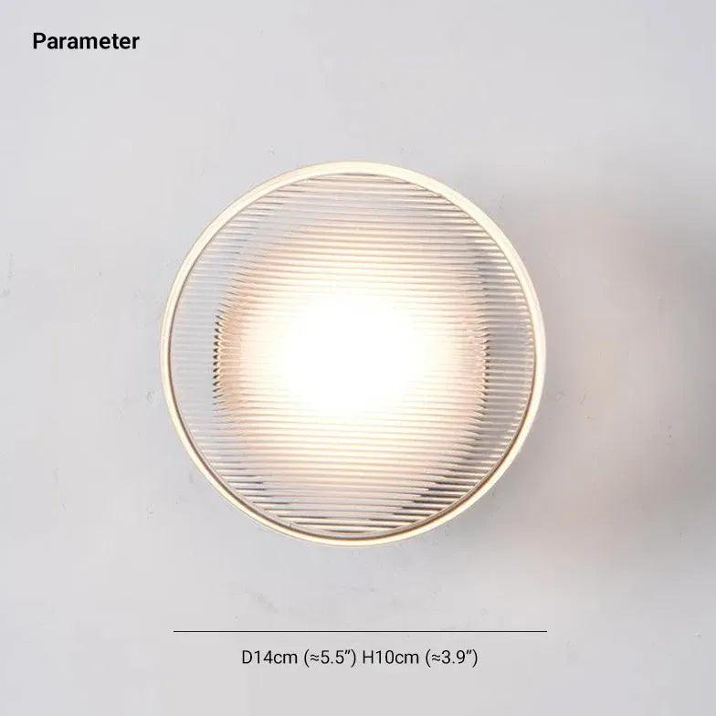 Circular Water Wave Modern LED Wall Lighting