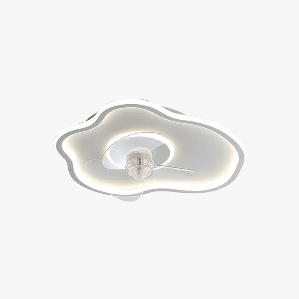 Cloud Ceiling Fan With Light for Bedroom