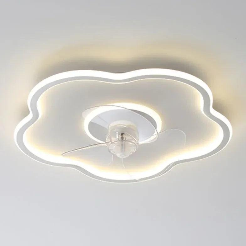 Cloud Ceiling Fan With Light for Bedroom