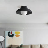 Wabi Sabi Corridor White Dome Ceiling Light