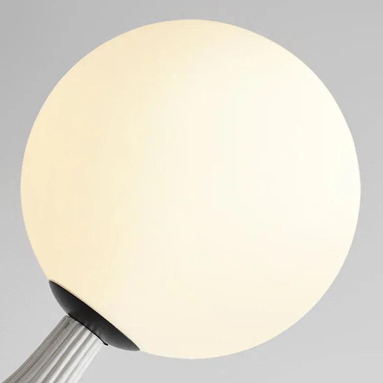 Nordic Glass LED The Range Black Floor Lamp