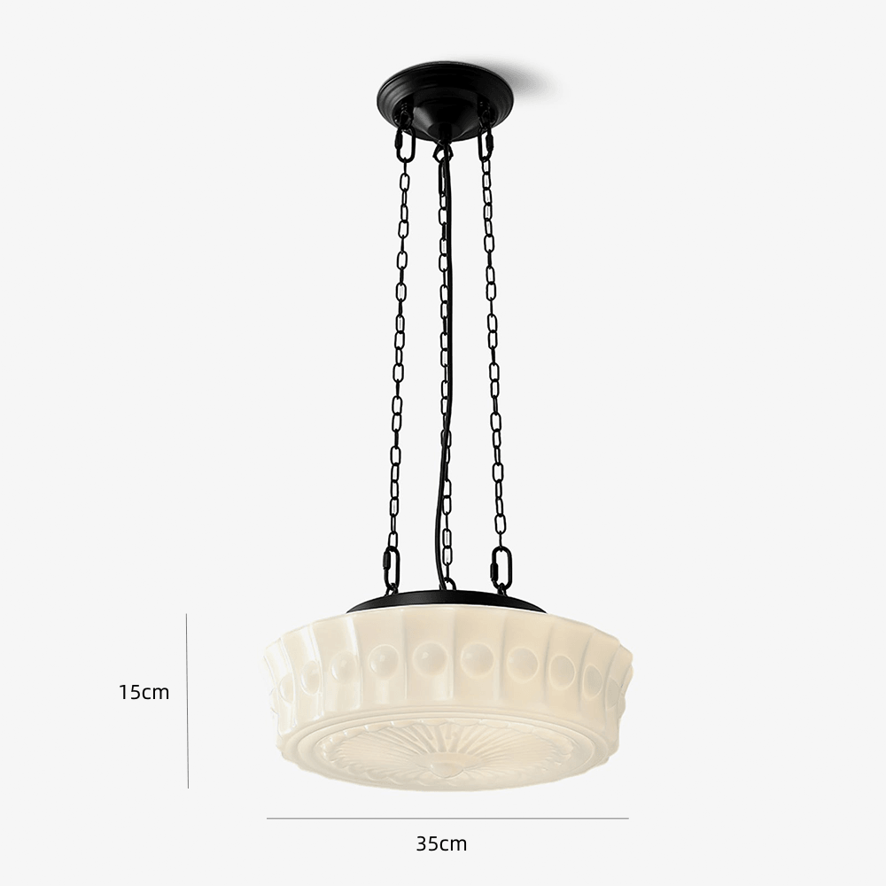 Vintage Style Lighting Pendants Glass Bedroom