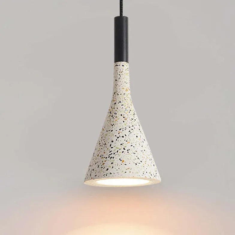 Terrazzo-style Speckled Texture Pendant Light